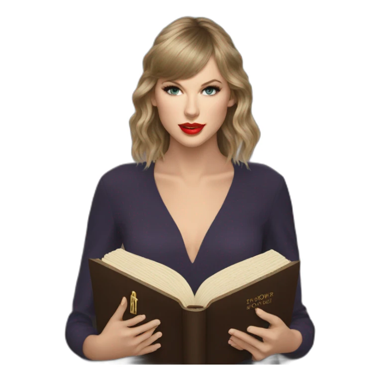 taylor swift holding the bible sticker