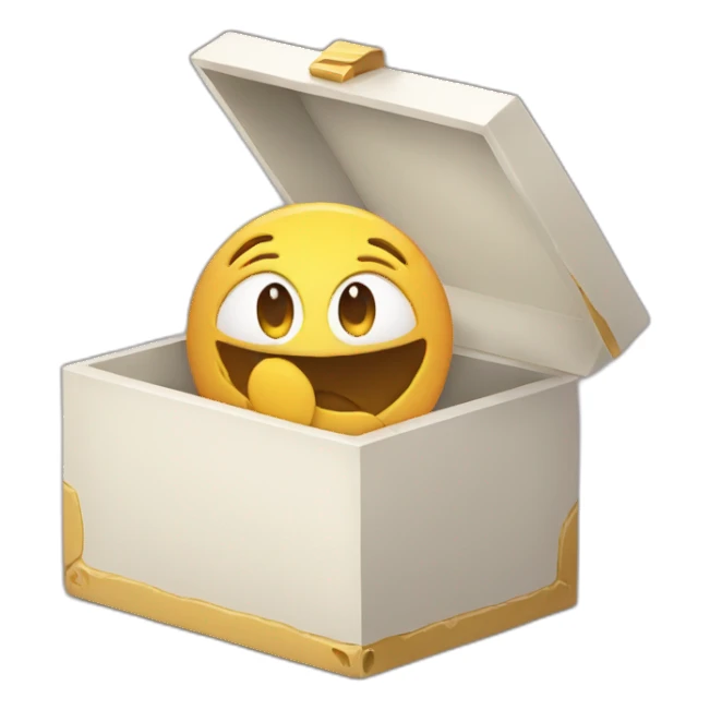 Pandora and her box sticker