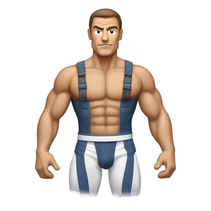 van damme jean claude sticker