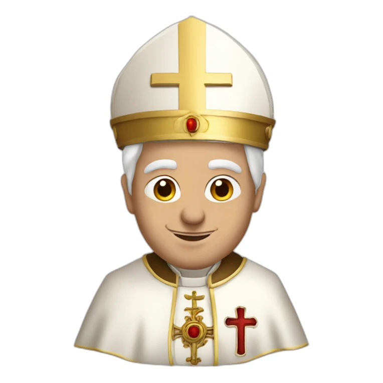 pope holding a xanax sticker