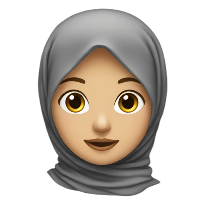 Hijab girl smug sticker