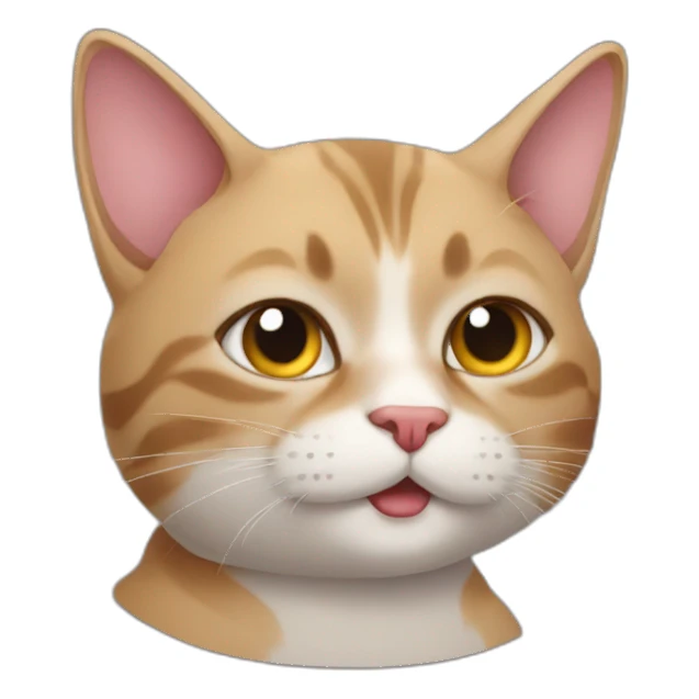 Drunk cat musk sticker