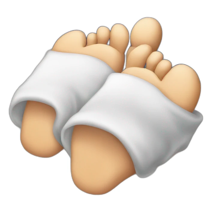 Sleepy Snoring Feet sticker