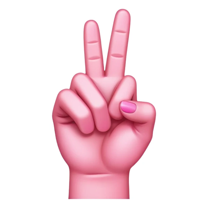 Flip off pink sticker