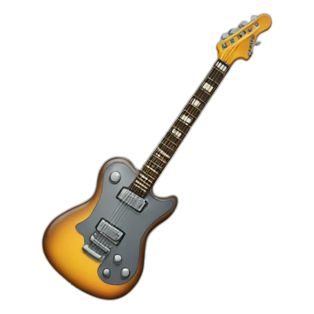 Electric guitar sticker