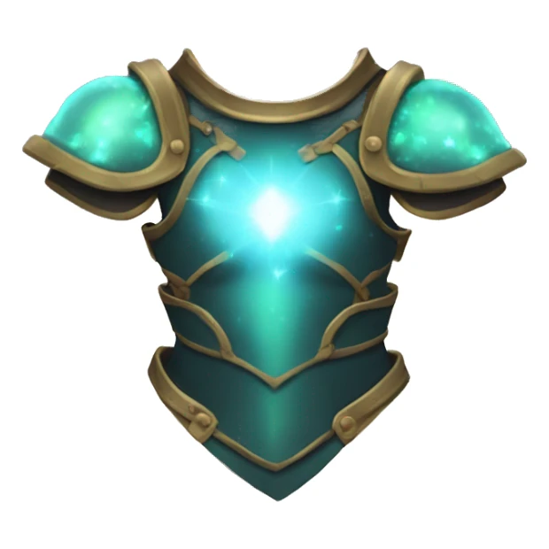 magical glowing torso armor sticker