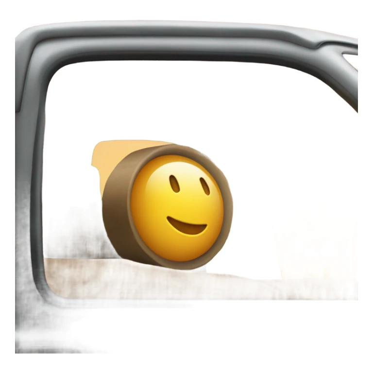 Sunrise through truck windshield  sticker