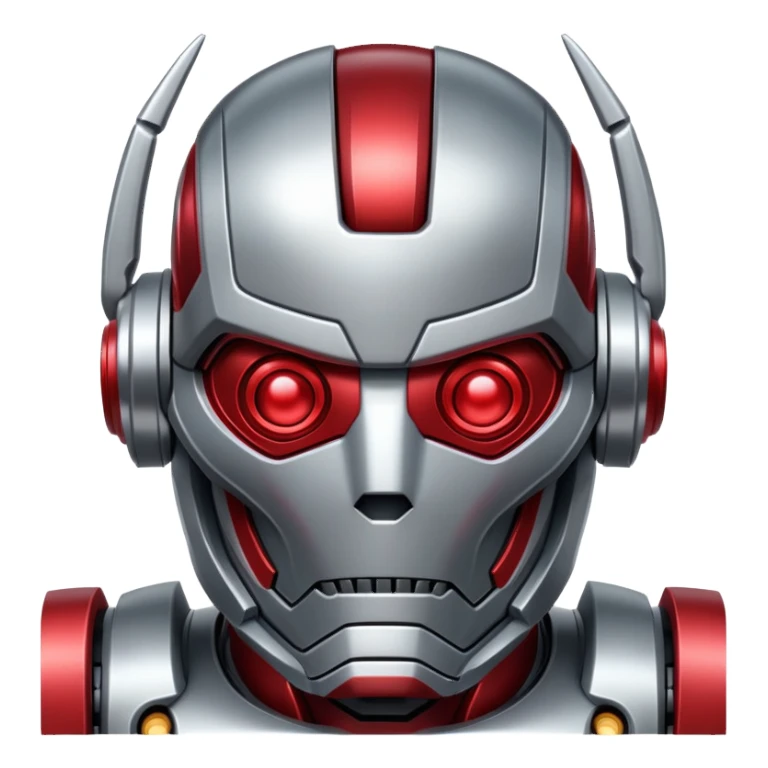 Ultron robot villain sticker