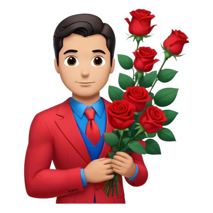 Valentine’s Day Superman  sticker