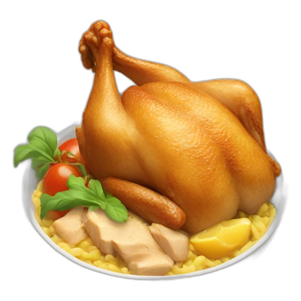 chicken meal sticker
