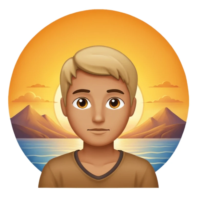 A good looking at a sunrise sticker