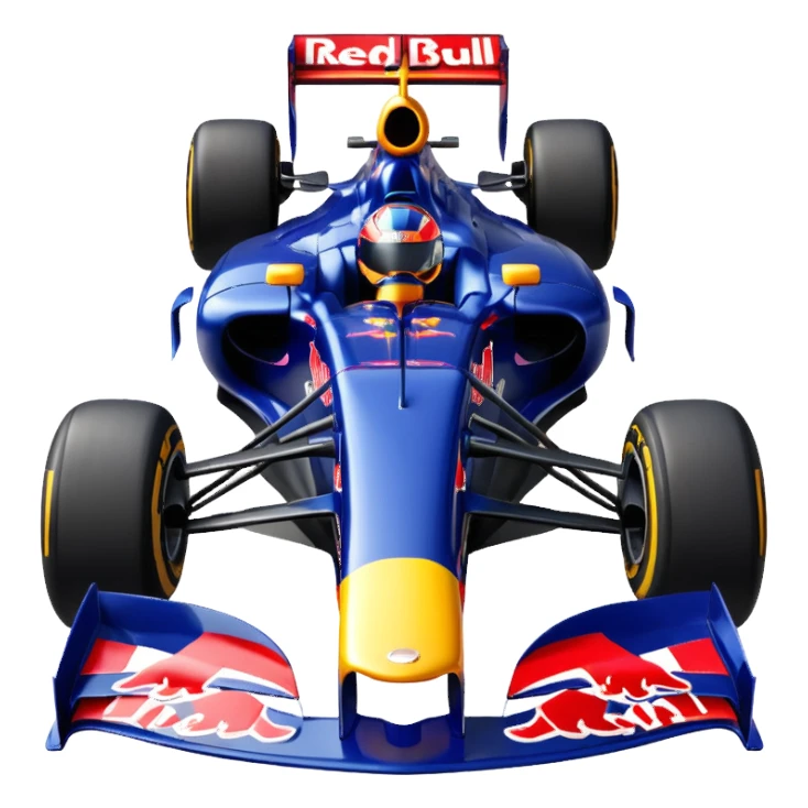 a 2010 Red Bull Formula 1 car sticker