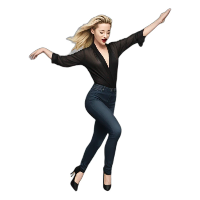 Amber Heard dancing sticker