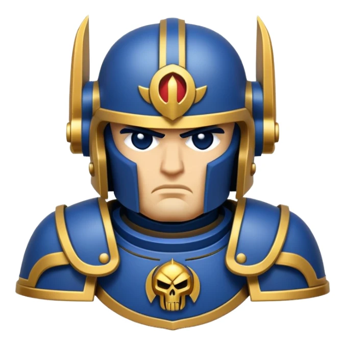 warhammer 40k space marine emoji sticker