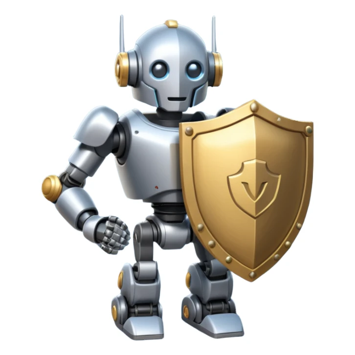 discord bot with a shield sticker
