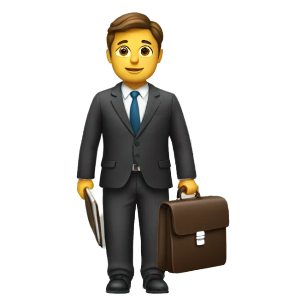 Lawyer with briefcase sticker