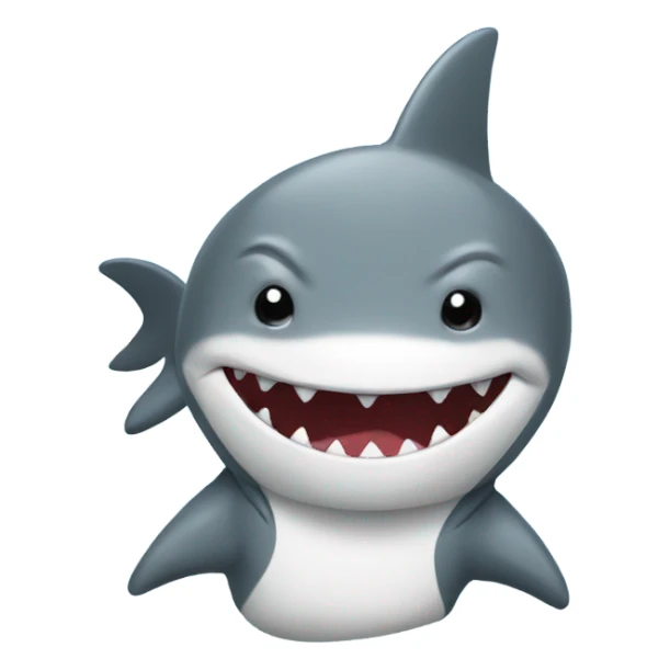Shark with a Hoodie sticker