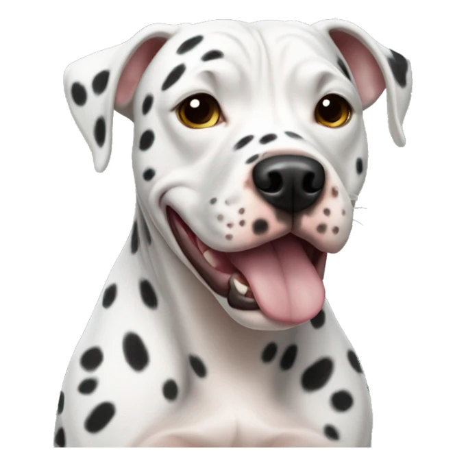 dalmation pitbull sticker