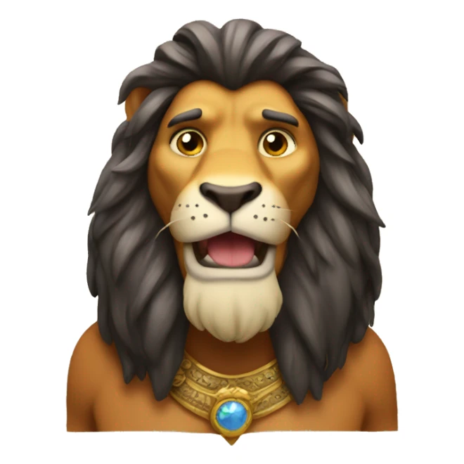 Loin king hapy sticker