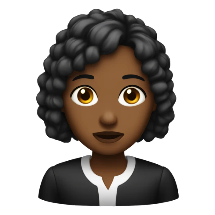 Judgemental girl sticker