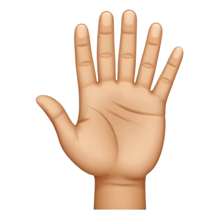 The standard hand gesture for a Curry 3 point make sticker