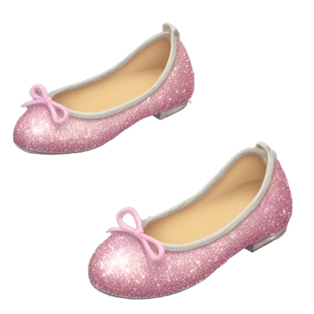 Sparkly ballerina shoes  sticker