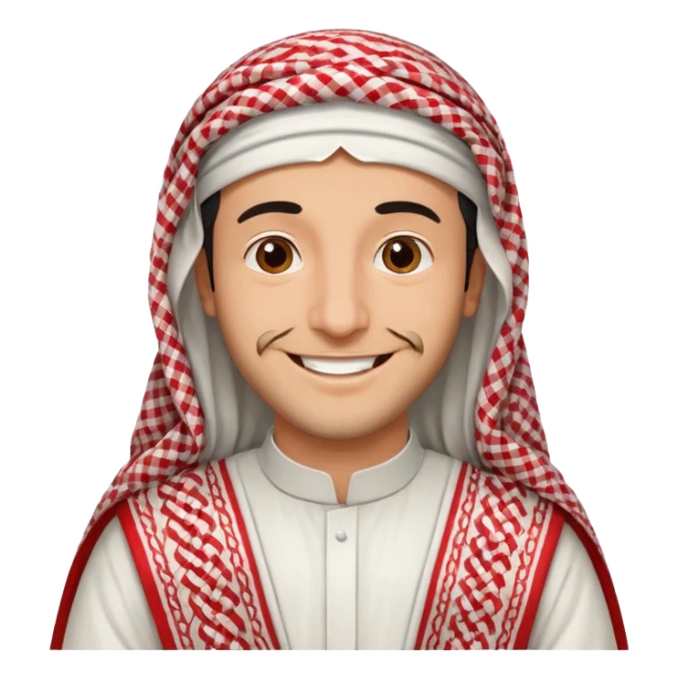 happy suadi guy sticker