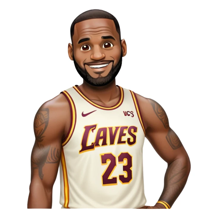 LeBron James farting sticker