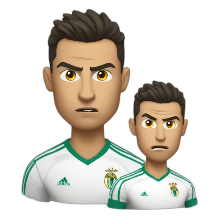Angry_ Cristiano Ronaldo sticker