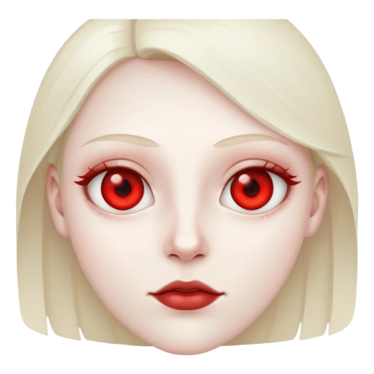 Person with red eyes sticker