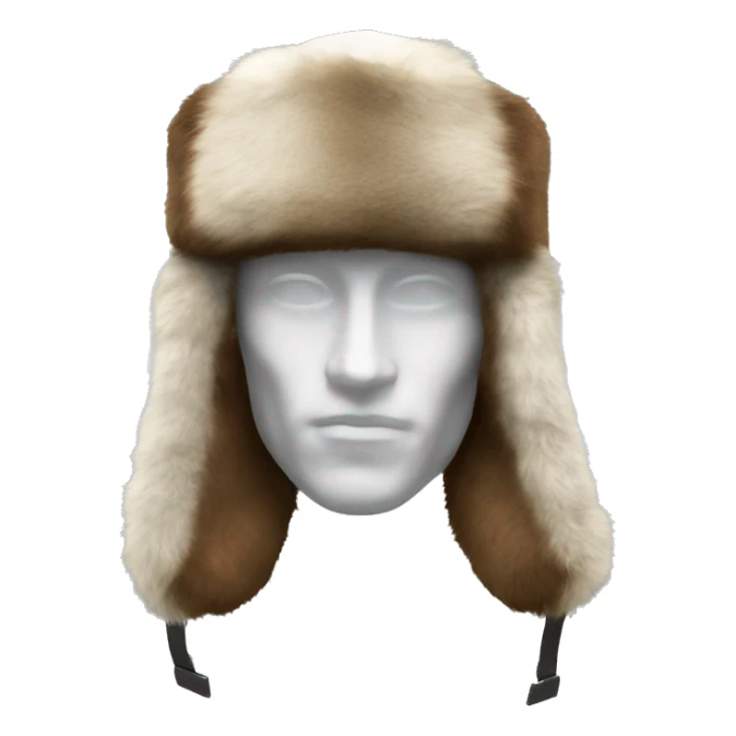 Fur aviador hat sticker