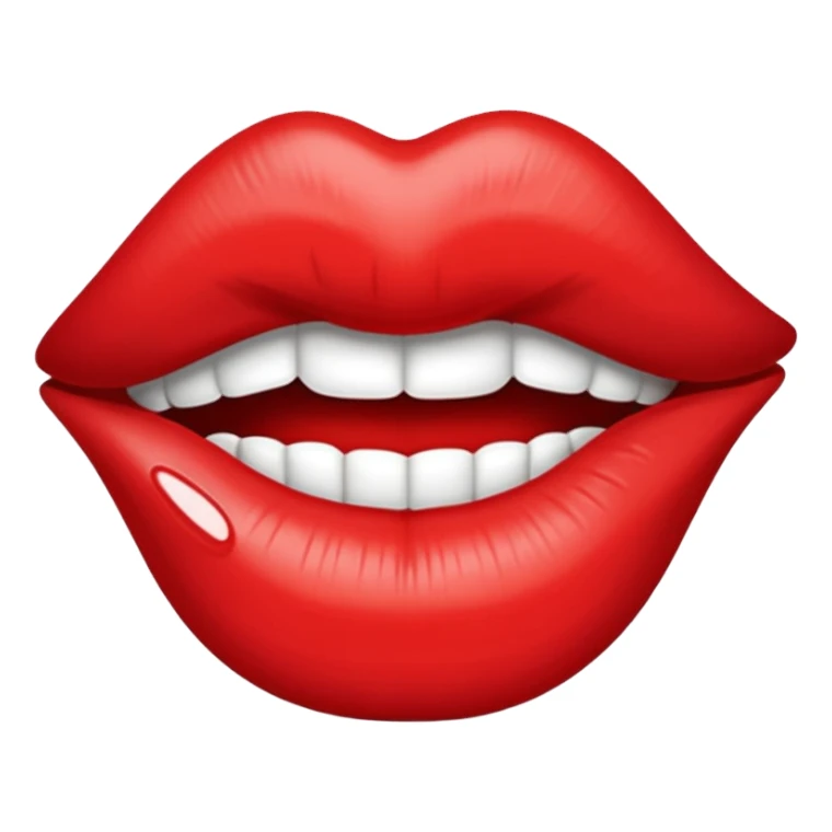 kiss lip print sticker