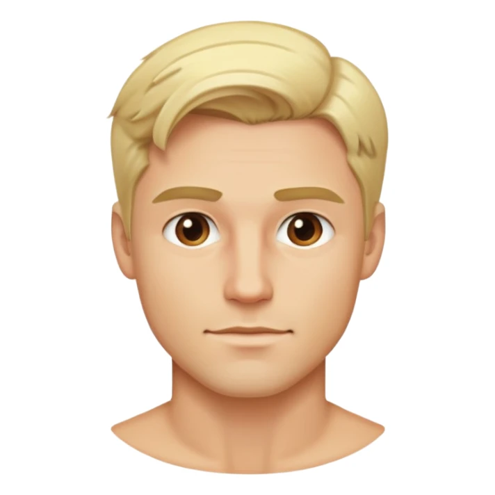 handsome hot bratz blonde man, sticker