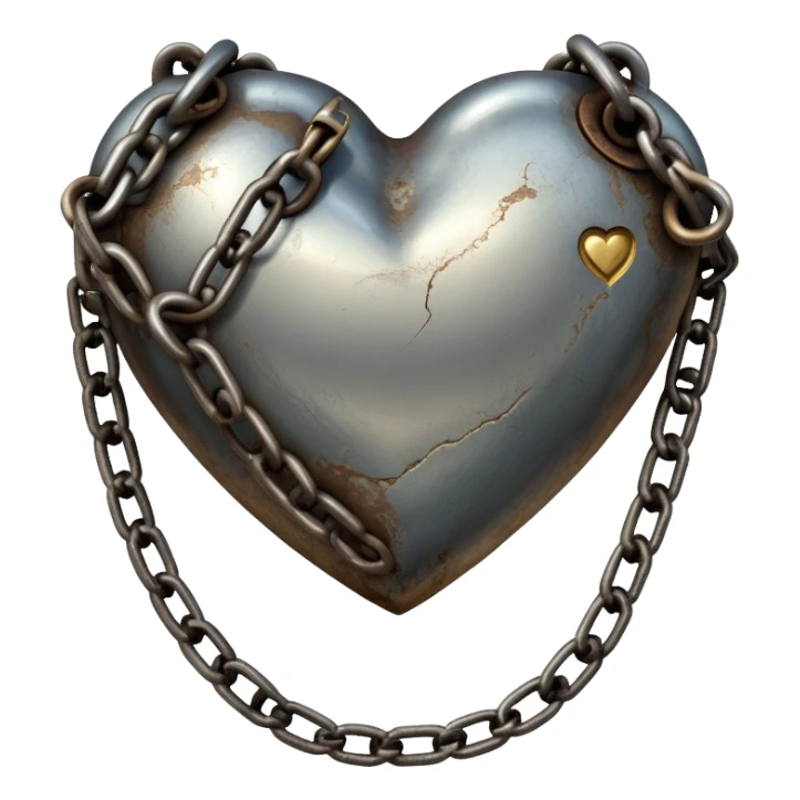 Corazón encadenado  sticker