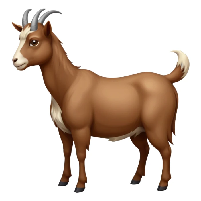 Goat with horse body sticker