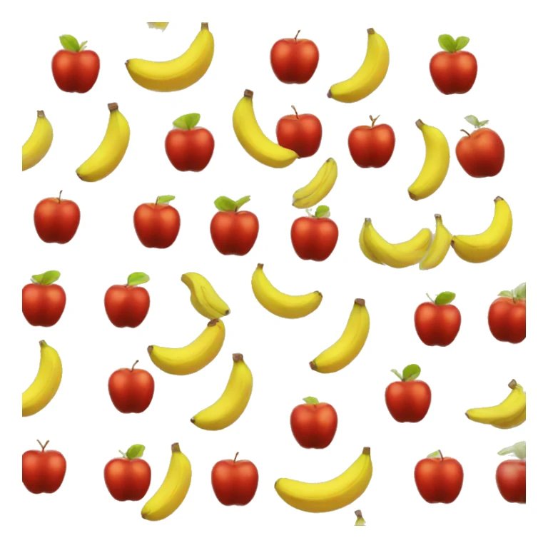 apples and bananas sticker
