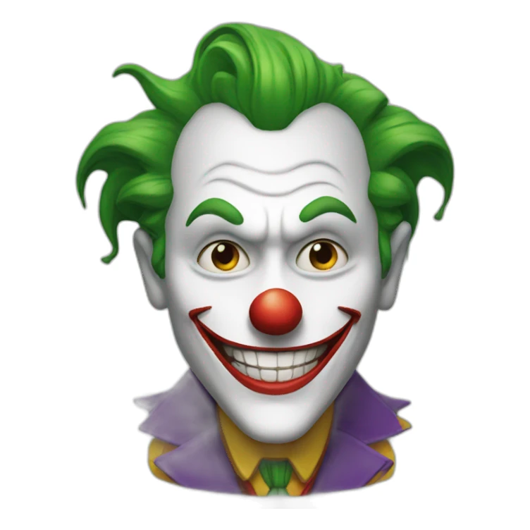 Joker smile sticker