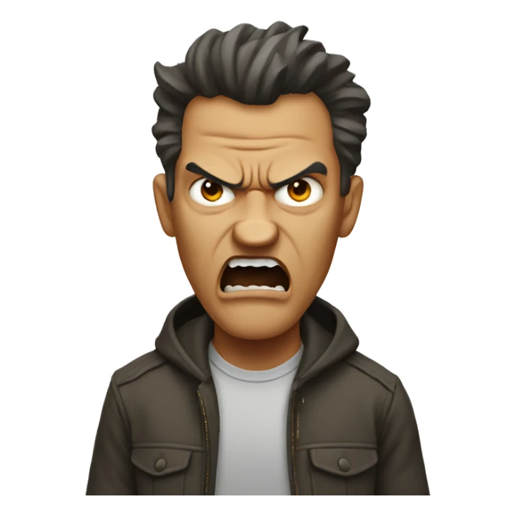 Very mad very angry sticker