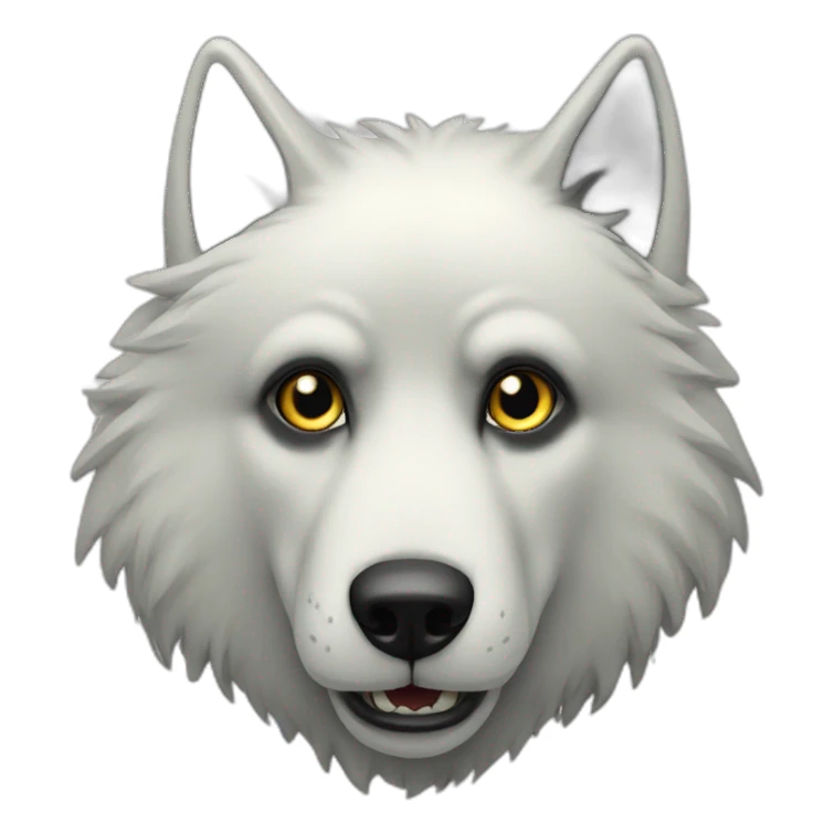 loup fantome sticker