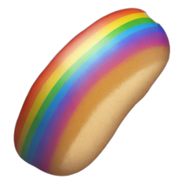Rainbow gay pooo sticker