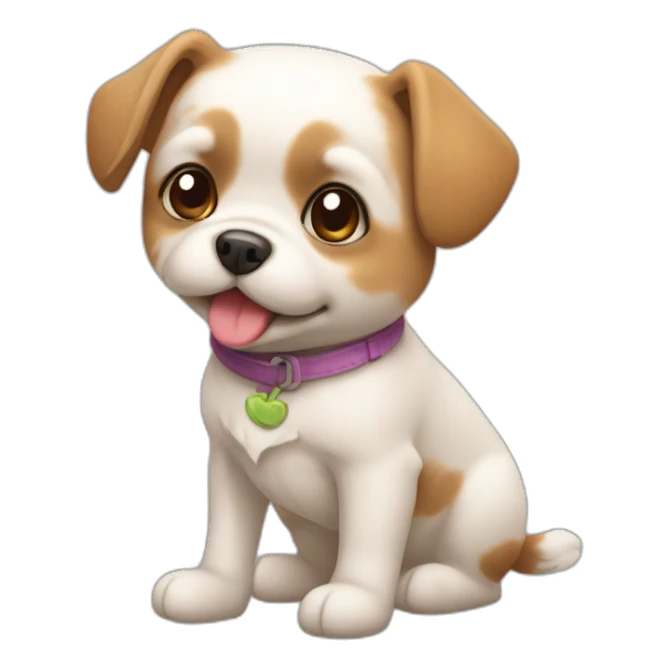Petit chien mignon sticker