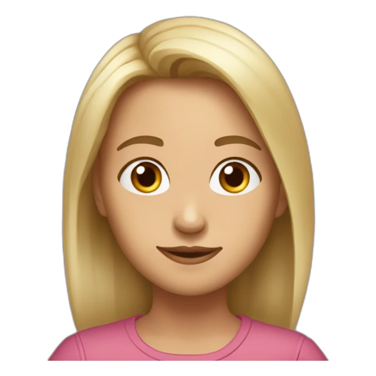 Девушка блондинка мама беременная красивая sticker