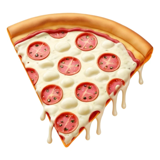 pink pizza slice sticker