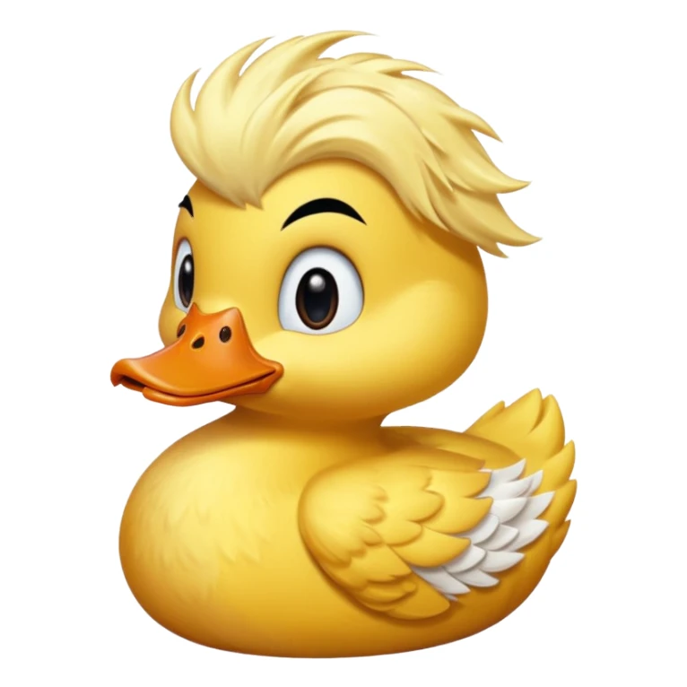 Sarı saçlı ördek sticker