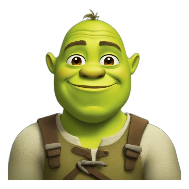 Shrek does a hug to me sticker