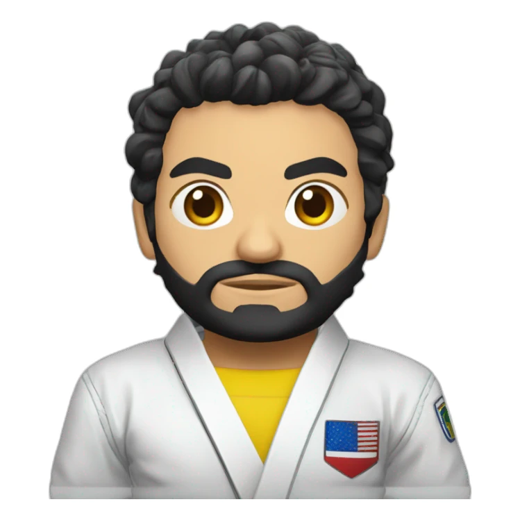 brazilian jiu jitsu spider guard sticker