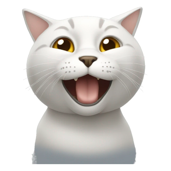 Un chat qui vole sticker