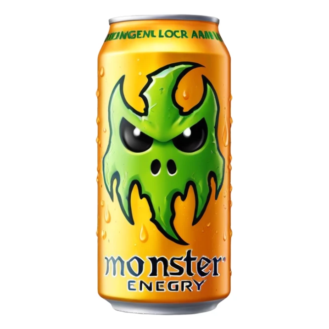 Mango Loco Monster energy drink sticker