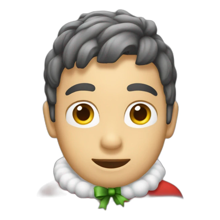 carro de navidad sticker