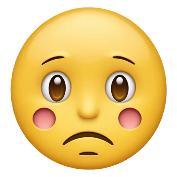 sad emoji with three question marks above its head sticker